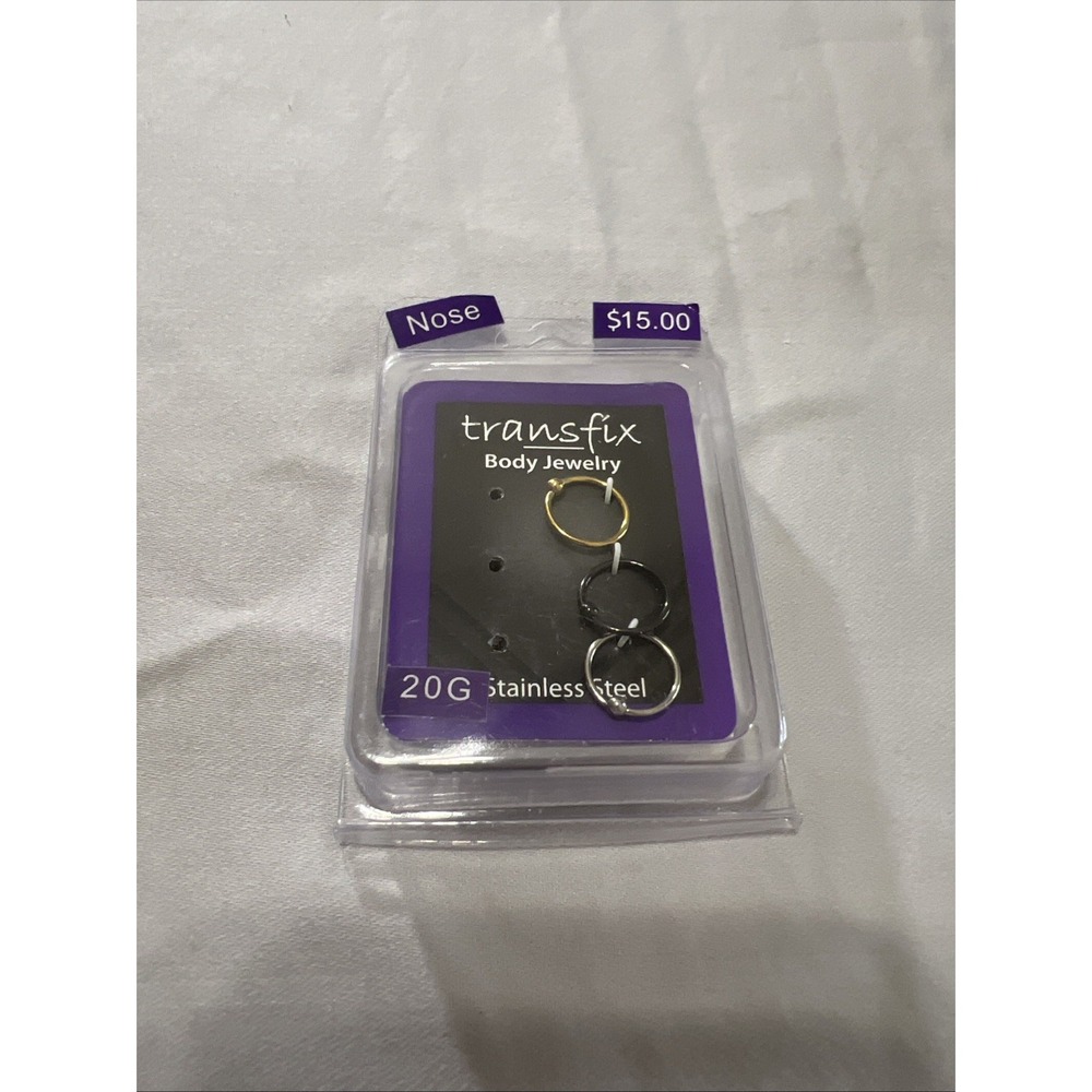 Transfix Stainless Steel Body Jewelry Nose Ring